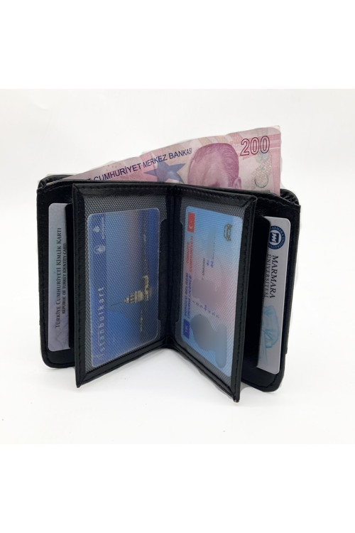 Erkek Cüzdanı 12 Kart Kapasiteli Kartlık Cüzdan Kullanışlı Hediyelik Erkek Cüzdanı