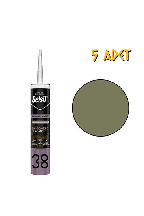 Silikonize Bronz Mastik 500 Gr. - 5 Adet