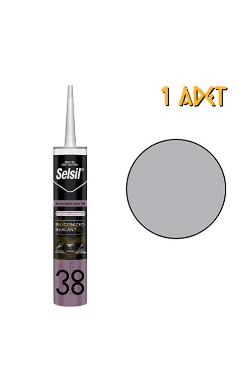 Silikonize Gri Mastik 500 Gr.