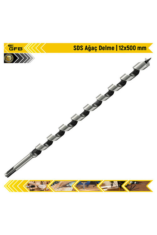 2191 Ağaç Delme Sds Matkap Ucu 12x500 mm