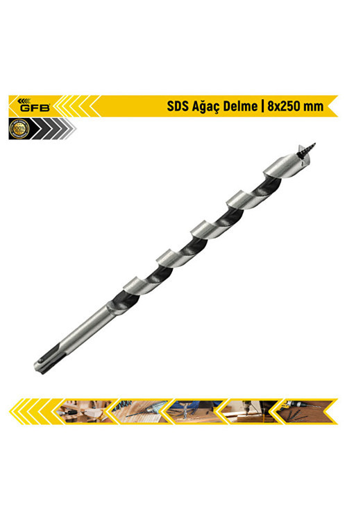 2180 Ağaç Delme Sds Matkap Ucu 8x250 mm
