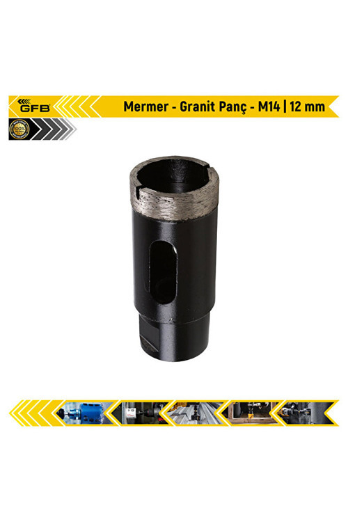 4885 M14 Mermer-Granit Elmas Dişli Panç 12 mm