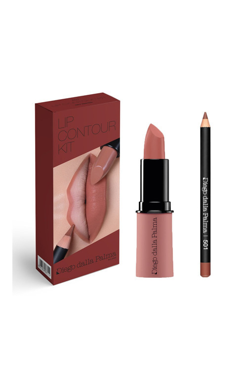 Lip Contour Kit Lipstick 501 + Dudak Kalemi 501 - Get Naked