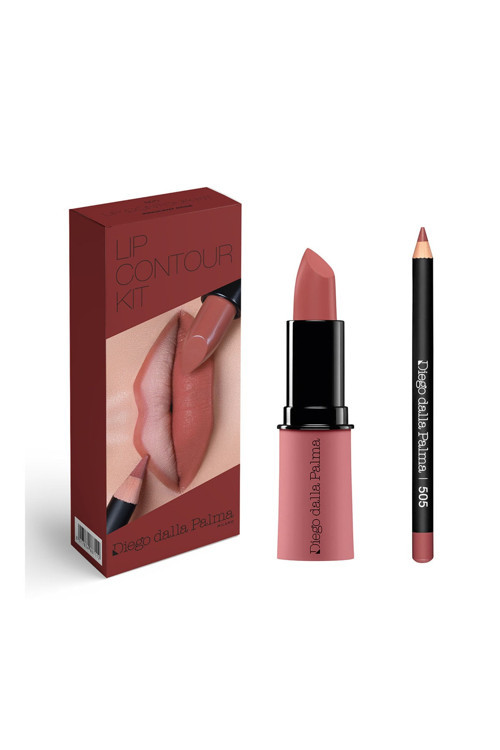 Lip Contour Kit Lipstick 505 + Dudak Kalemi 505 - İnnocent Rose