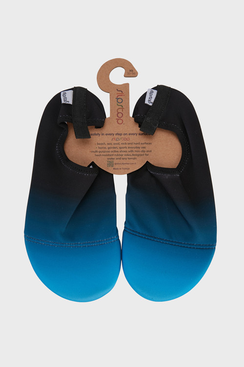 Pedro Aqua Kaydırmaz Tabanlı Havuz ve Unisex Deniz Ayakkabısı SA2662000001 SİYAH-MAVİ