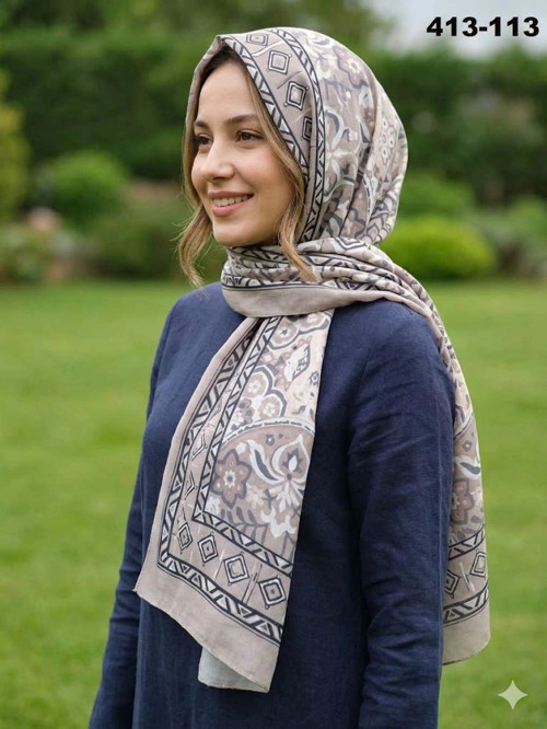 Etnik Desen Soft Şal 413-113