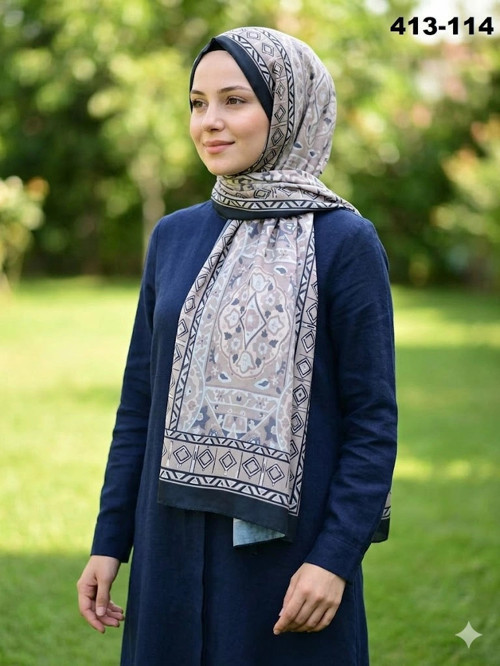 Etnik Desen Soft Şal 413-114