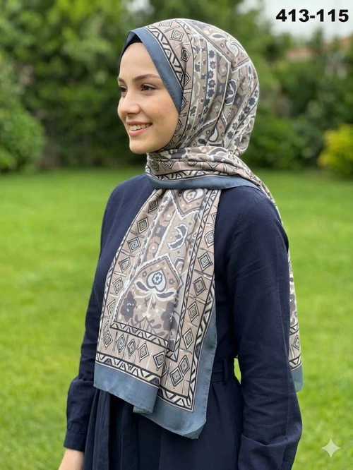 Etnik Desen Soft Şal 413-115