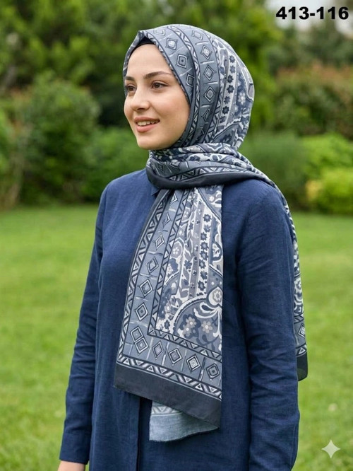 Etnik Desen Soft Şal 413-116