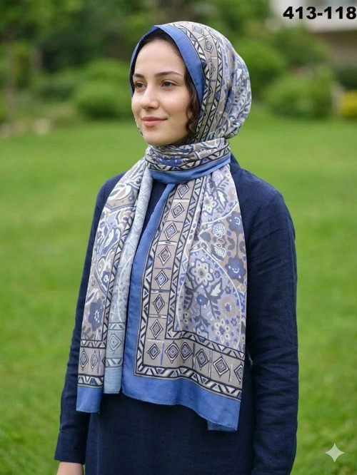 Etnik Desen Soft Şal 413-118