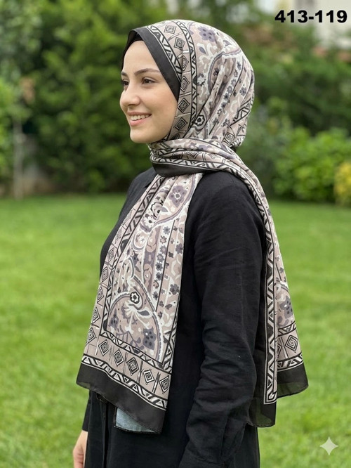 Etnik Desen Soft Şal 413-119