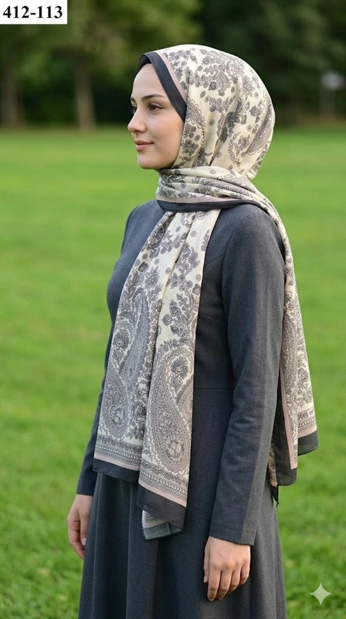 Etnik Desen Soft Şal 412-113