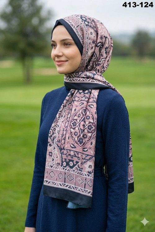 Etnik Desen Soft Şal 413-124