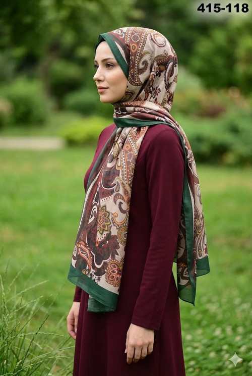 Etnik Desen Soft Şal 415-118