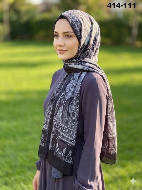Etnik Desen Soft Şal 414-111