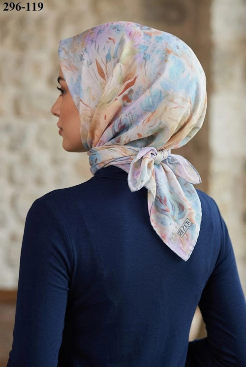 Scarfs Dijital Soft Pamuk Eşarp 296-119
