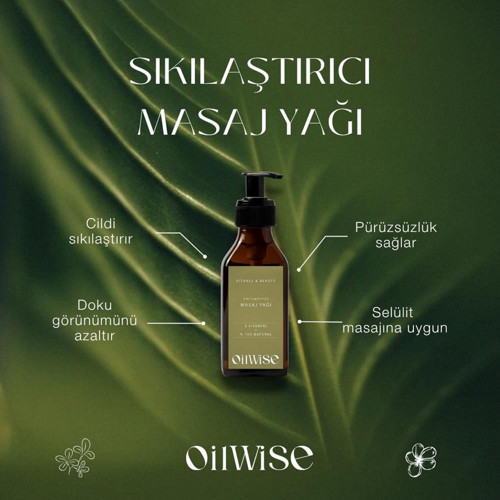 Skin Firming Cilt Sıkılaştırıcı Selülit Karşıtı Masaj Yağı 100 ml