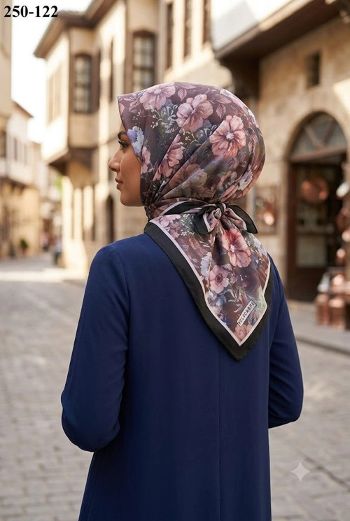 s Soft Pamuk Parla Eşarp (Siyah) 250-122