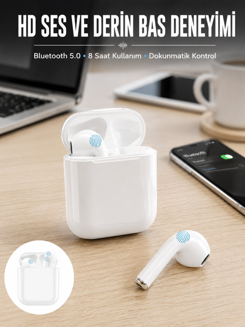 popüler 2.Nesil TWS Bluetooth Kulaklık Yüksek Ses Kaliteli Yeni Nesil 2026