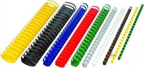 20 mm Beyaz Plastik Spiral Cilt Malzemesi 100’lü