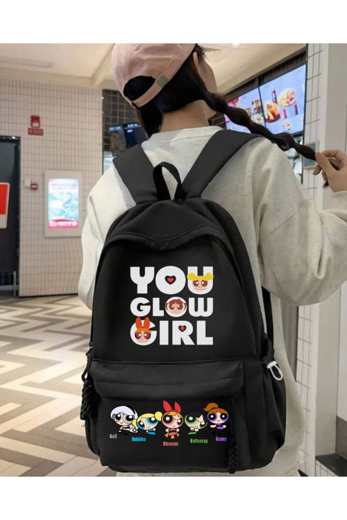 Powerpuff Girls Baskılı Okul, Dershane, Kurs Sırt Çantası