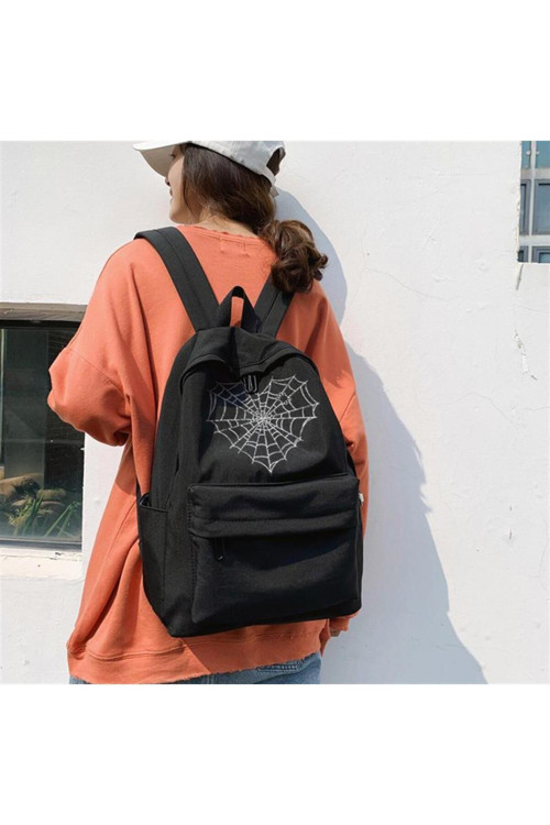 3BROs Heart Web Baskılı Unisex Sırt Çantası
