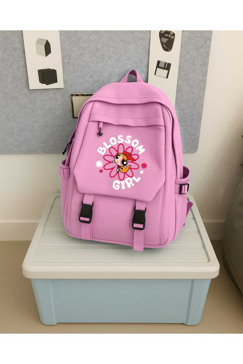 Cute Design Baskılı Palaska Sırt Okul Çantası