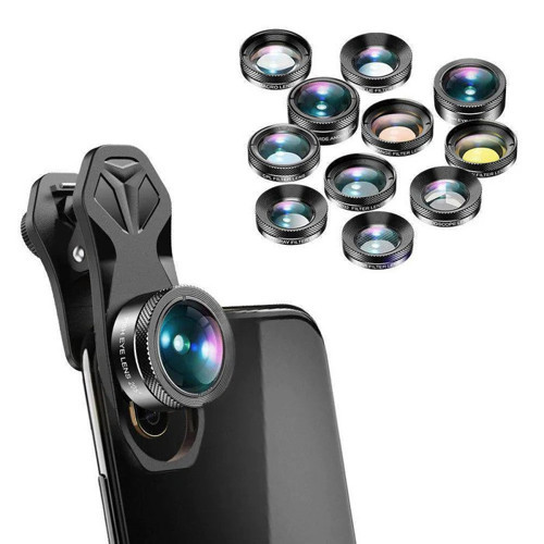 11'i 1 Arada Cep Telefonu İphone & Android İçin Akıllı Telefon Lens Kiti