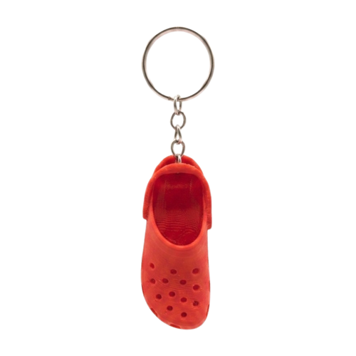 3D Baskı Mini Crocs Terlik Anahtarlık - Sevimli ve Eğlenceli Çanta ve Anahtar Aksesuarı