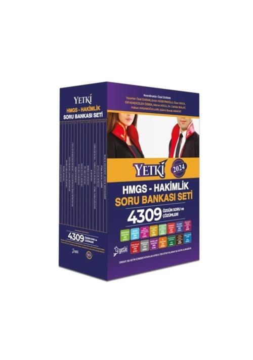 Yetki Yayınları 2024 Hmgs Ve Hakimlik Soru Bankası Seti