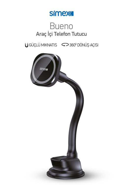 Magsafe Mıknatıslı Araç İçi Telefon Tutucu ve Torpido Uyumlu 360° Döner ST-211