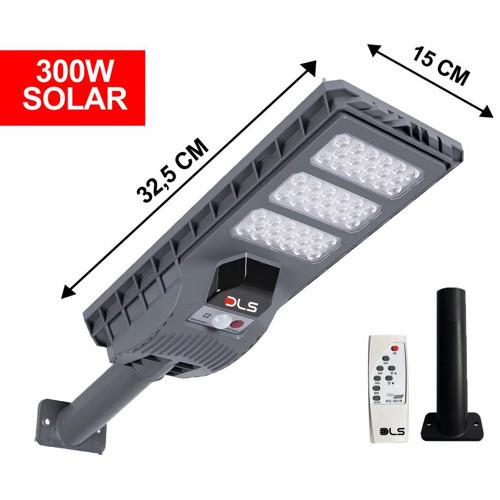300W Güneş Enerjili Solar Bahçe Çevre Lambası DLS