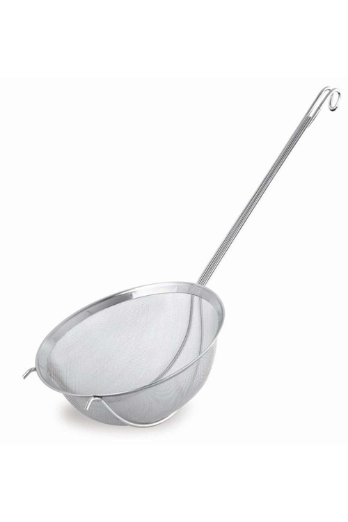 Paslanmaz Derin Sık Kepçe Çap 24 Cm Sap Uzunluk 32 Cm