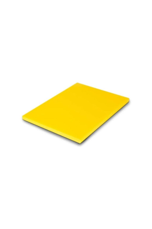 Polietilen Kesme Levhası Sarı 30x30x2 Cm