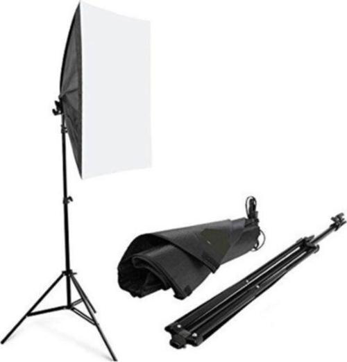 5 Duylu Softbox +2M Işık Ayağı + 5X20 Wat Led Lamba (9000 Lümen)