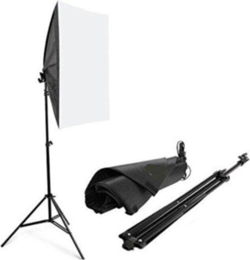 4 Duylu Softbox +2M Işık Ayağı + 4X30 Wat Led Lamba (10800 Lümen)