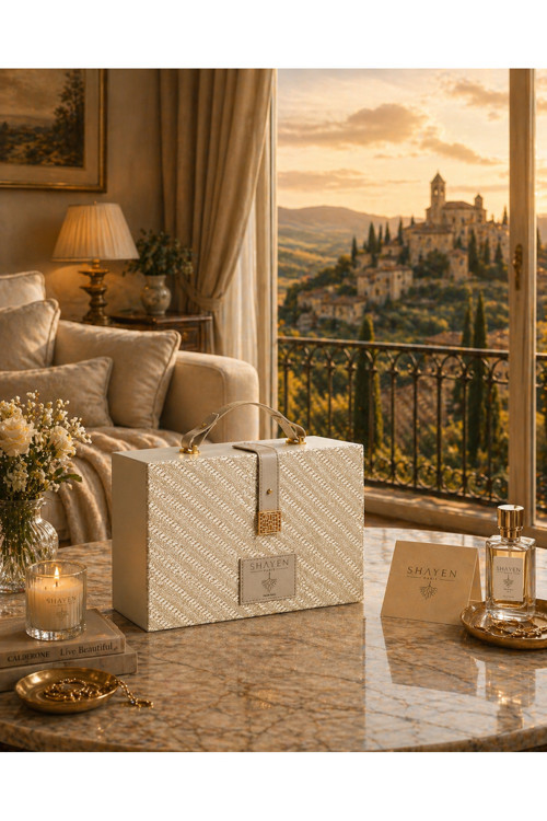 PARISIAN IVORY PREMIUM MAKYAJ ÇANTASI VE HEDİYE KUTUSU