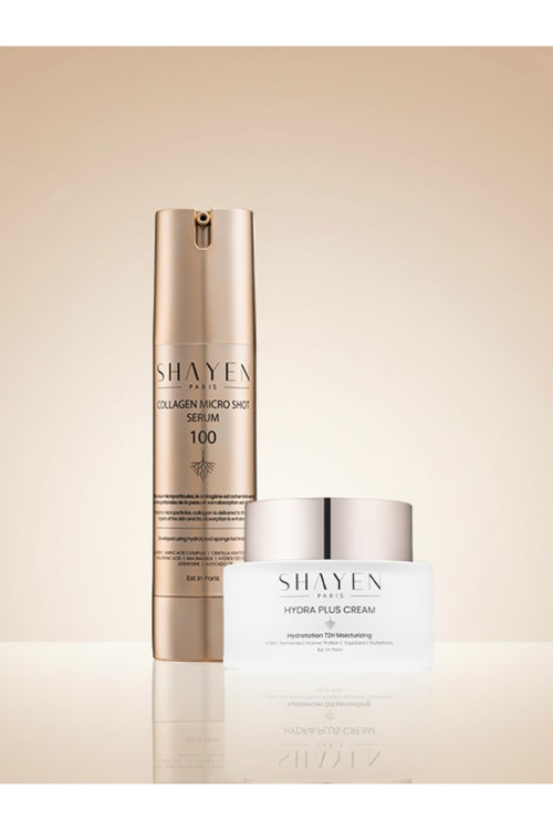 PDRN & Ceramide Yoğun Nem ve Bariyer Bakım Seti | Collagen Micro Shot 100 Spikül Serum (Mikro Kanal Teknolojisi™)+ Hydra Plus 72 Saat Nemlendiric krem™ Set