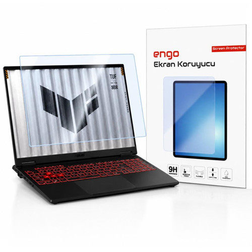 Asus TUF Gaming A16 16 inç Ekran Koruyucu 9H Nano Şeffaf