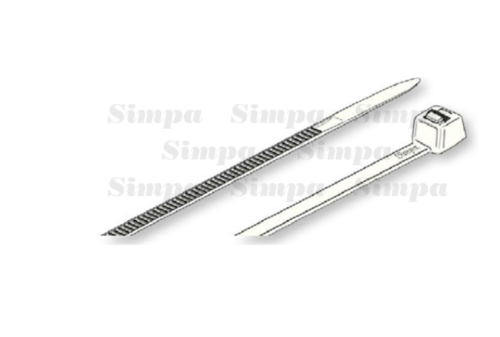 SP-KBB/7,6x550 7,6x550 Beyaz Kablo Bağı Beyaz, 100 Adet