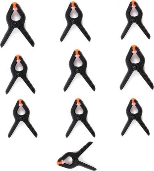 Fon Tutucu Mandal Perde Tutucu Mandal Clamp Kıskaç (10 Adet)