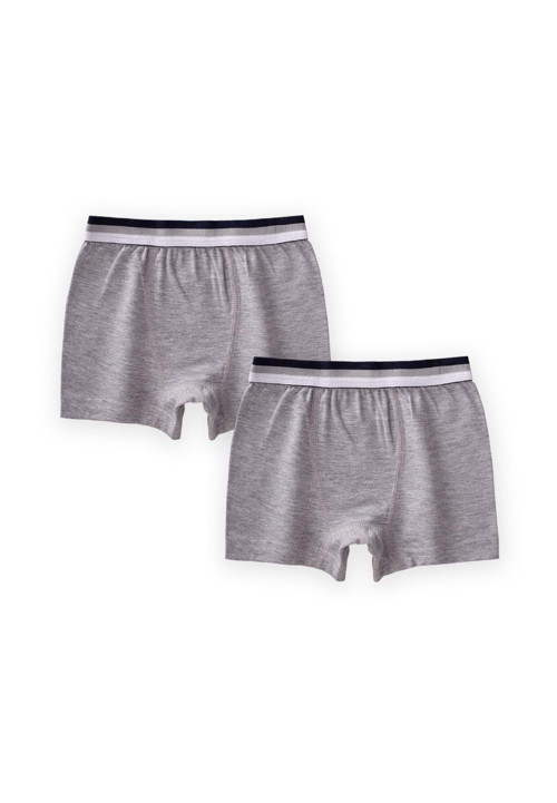 İkili Boxer 2-9 Yaş Gri