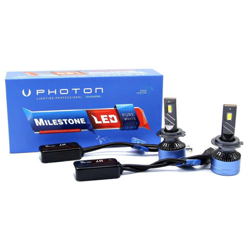 H7 LED Far Ampulü 30000 Lümen Milestone Saga 12-24V