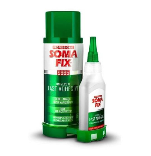 400+100 Ml Hızlı Yapıştırıcı Süper Şok Mdf Kit S665