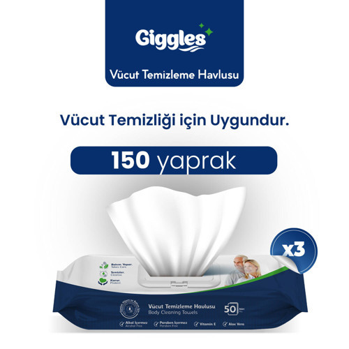 Perine ve Vücut Temizleme Havlusu 150 Adet