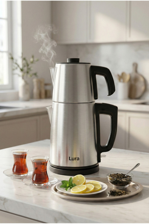 Çay Makinesi ve Kettle Çelik 1736