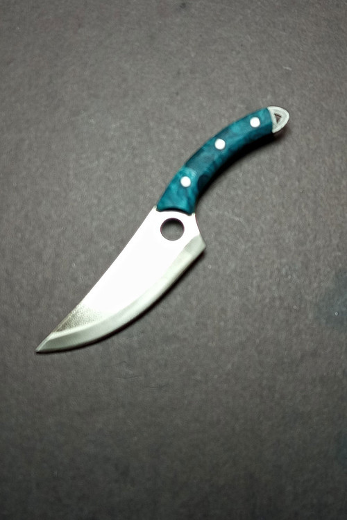 Epoksi Kabzalı Sabit Namlulu Boyun ve Mini Av Bıçağı (16 cm)