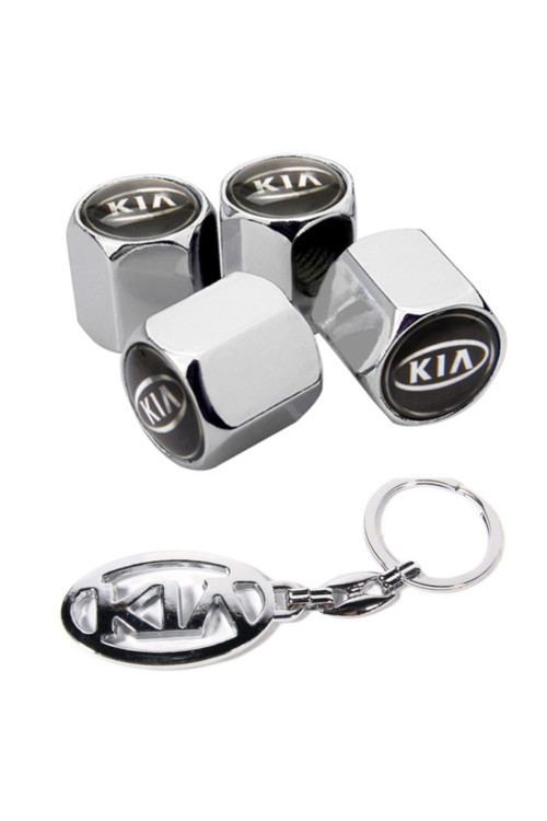 Kia Rio 2011-2016 Krom Renk Sibop Kapağı 4 Adet Ve Krom Anahtarlık
