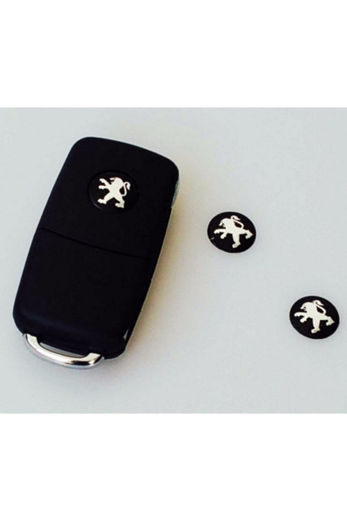 Peugeot Uyumlu Logo Jant Torpido Direksiyon 9mm Damla Sticker Logo Seti