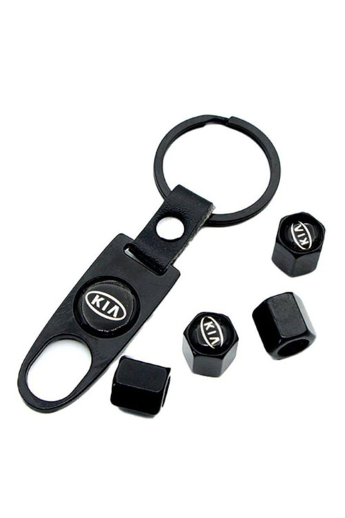Kia Rio 2016 Sonrası Metal Anahtarlık Ve 4 Adet Metal Sibop Kapağı Seti